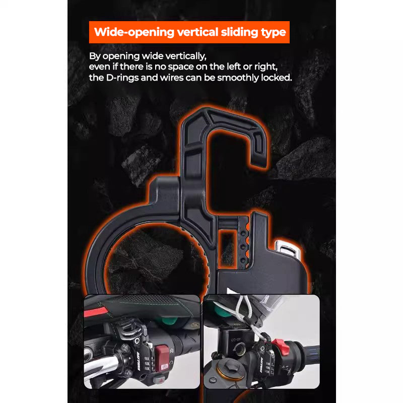 DAYTONA™ Motorcycle Handlebar Password Lock/Helmet Lock