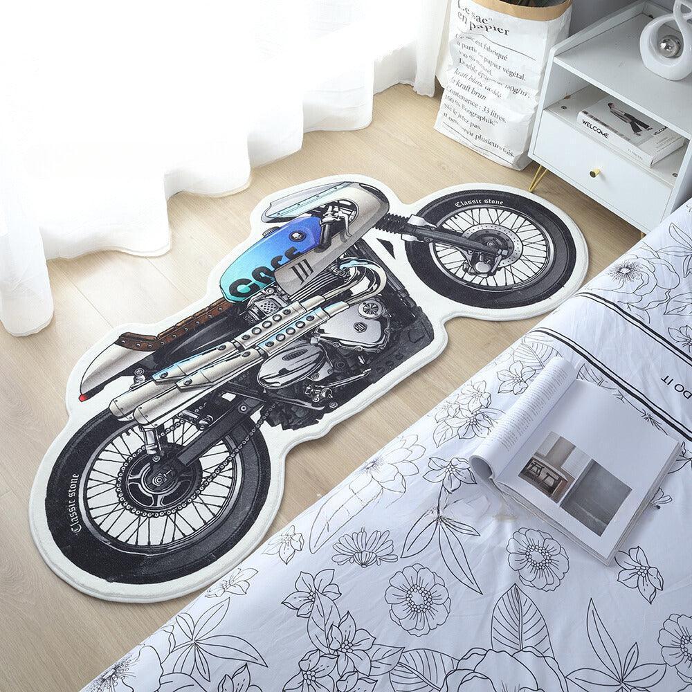Original design retro motorcycle carpet design 1