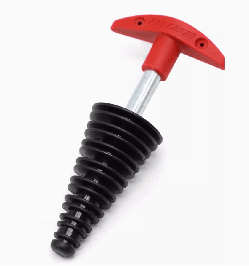 Motorcycle exhaust waterproof plug for bike washing and storage