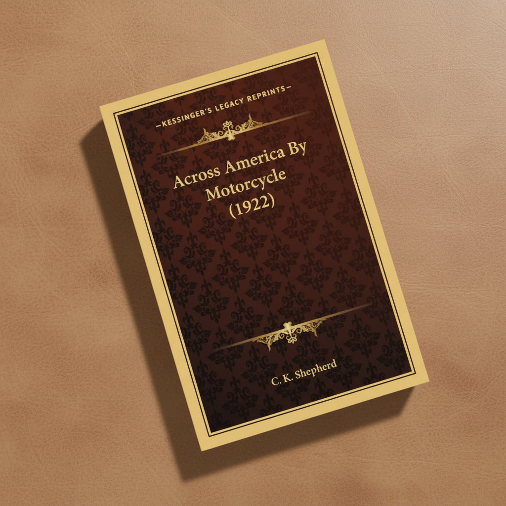 Across America By Motorcycle (1922) - Paperback