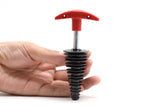 Motorcycle exhaust plug close-up for keeping water and debris out