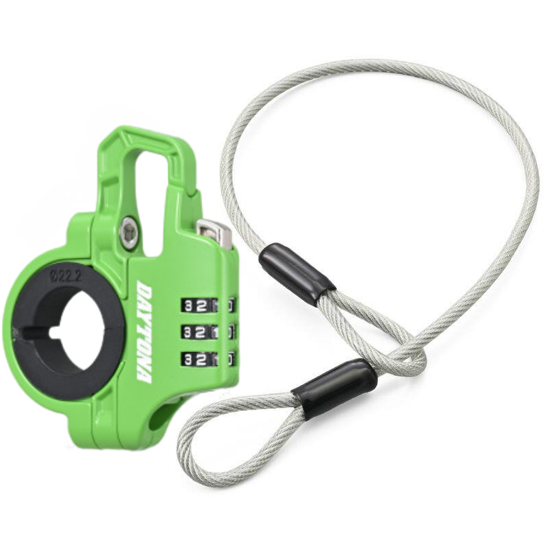 DAYTONA™ Motorcycle Handlebar Password Lock/Helmet Lock