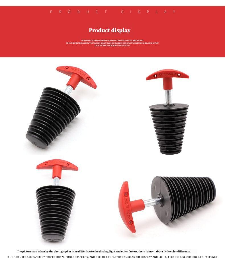 Small motorcycle exhaust waterproof plug for cleaning
