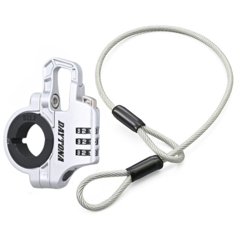 DAYTONA™ Motorcycle Handlebar Password Lock/Helmet Lock