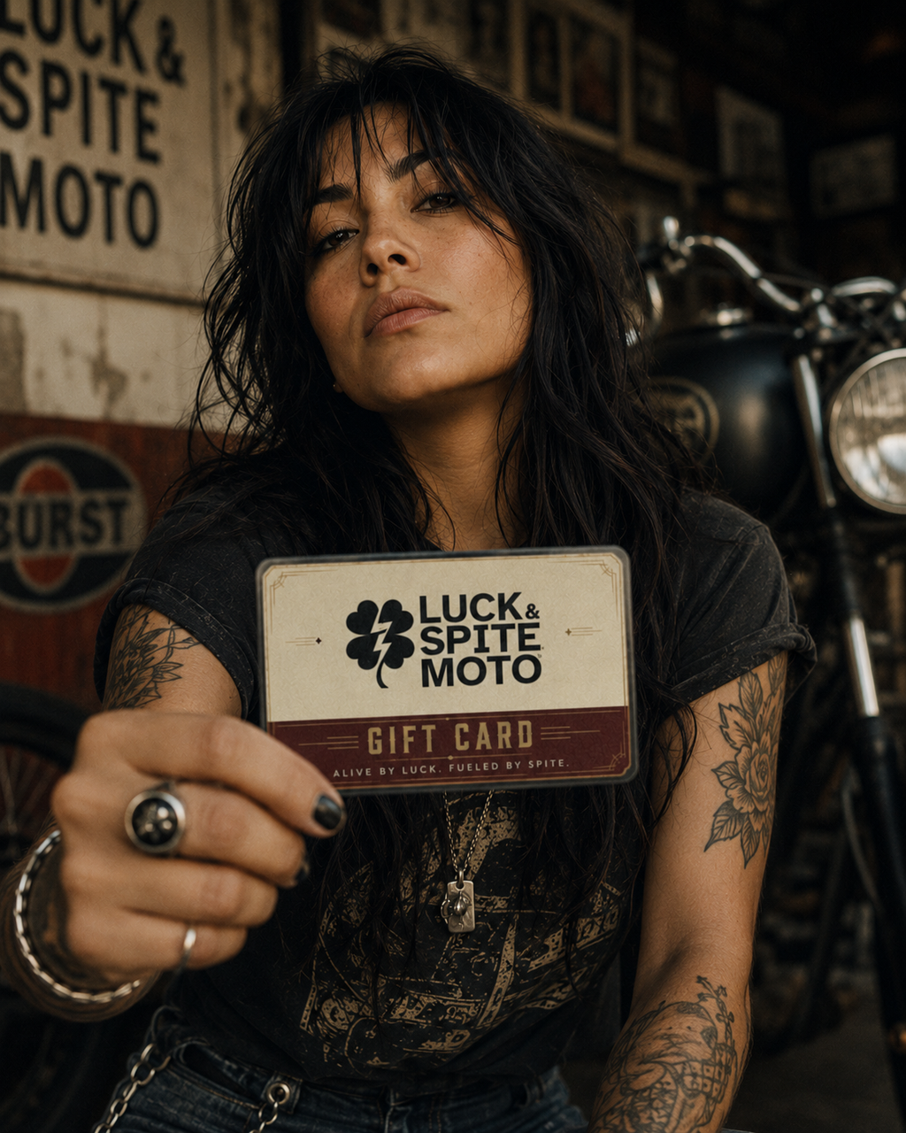 Luck & Spite Moto gift card
