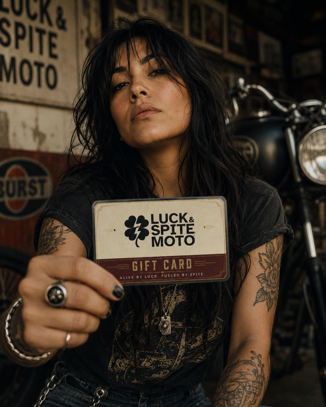 Luck & Spite Moto gift card