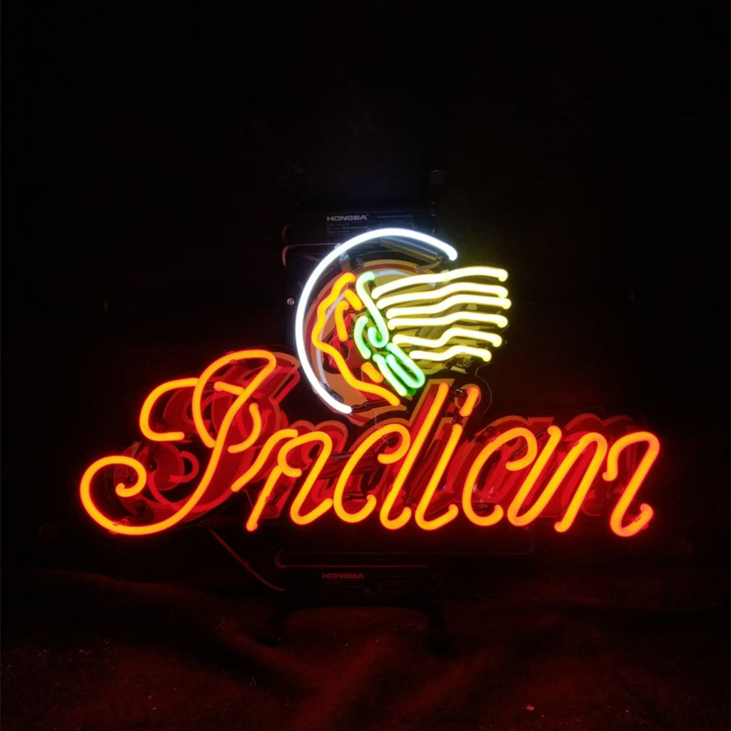 Indian Motorcycle Neon Sign