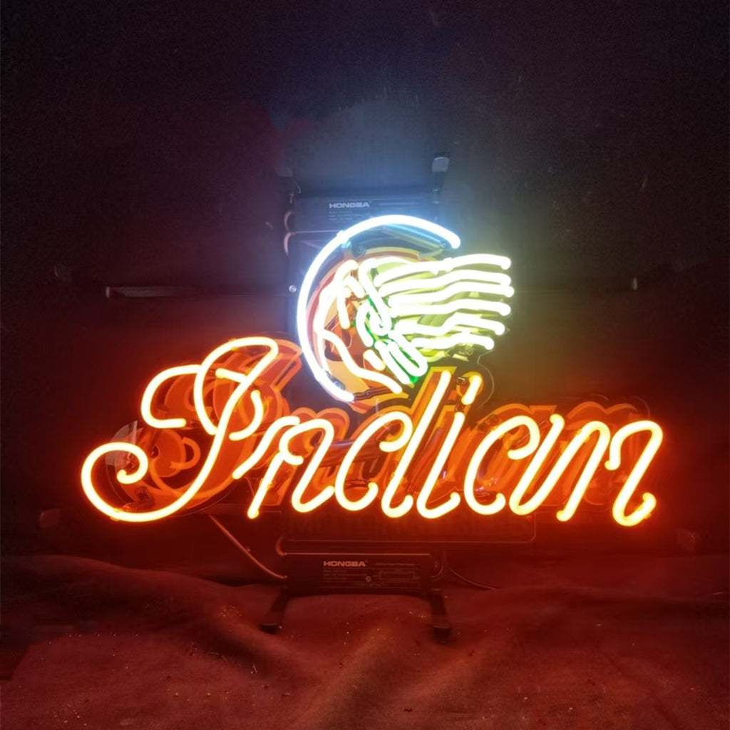 Indian Motorcycle Neon Sign