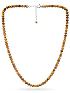 Tiger Eye Beaded Necklace