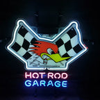 Mr. Horsepower garage neon sign light for hot rod decor
