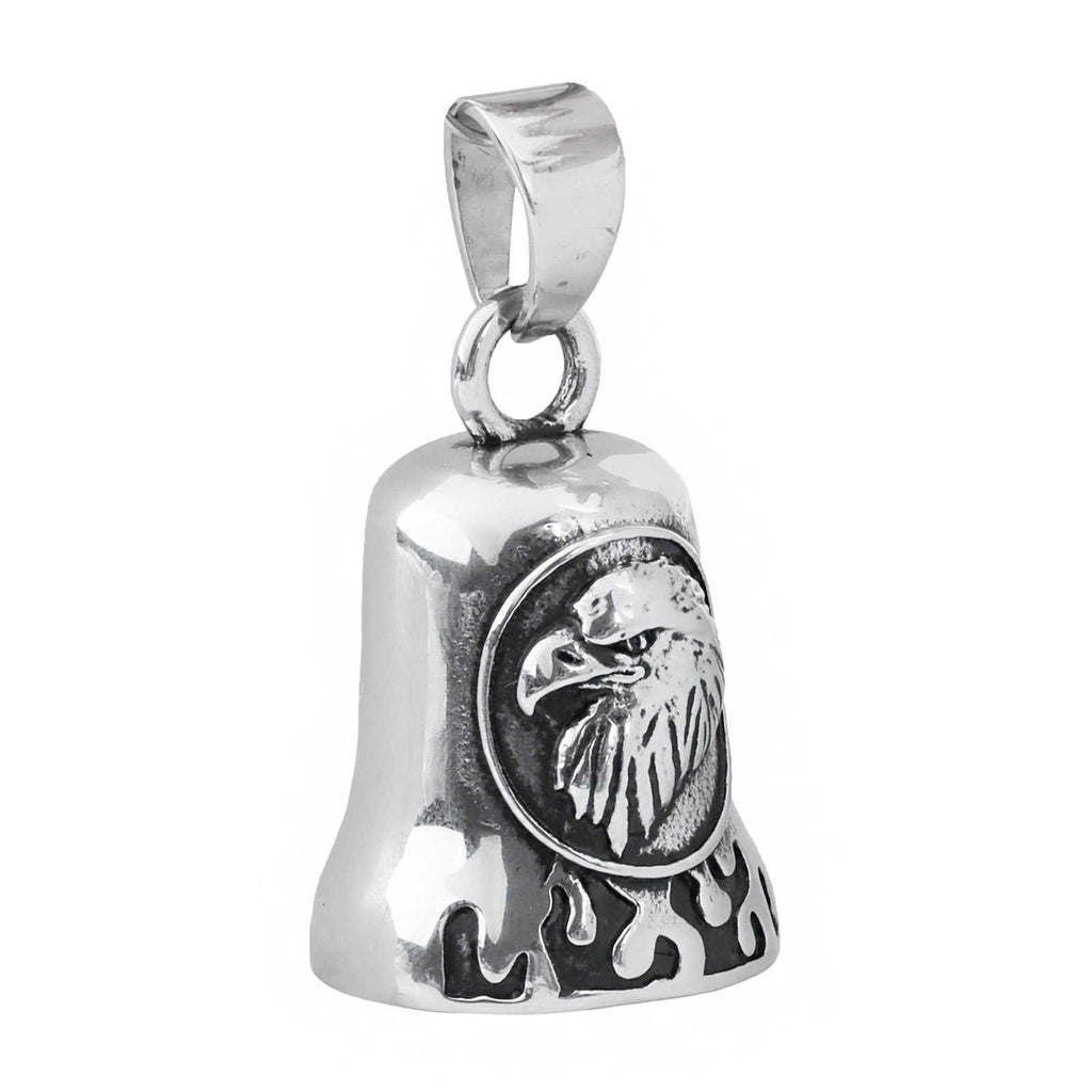 Vintage motorcycle guardian bell sculpted detail
