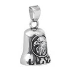 Vintage motorcycle guardian bell sculpted detail