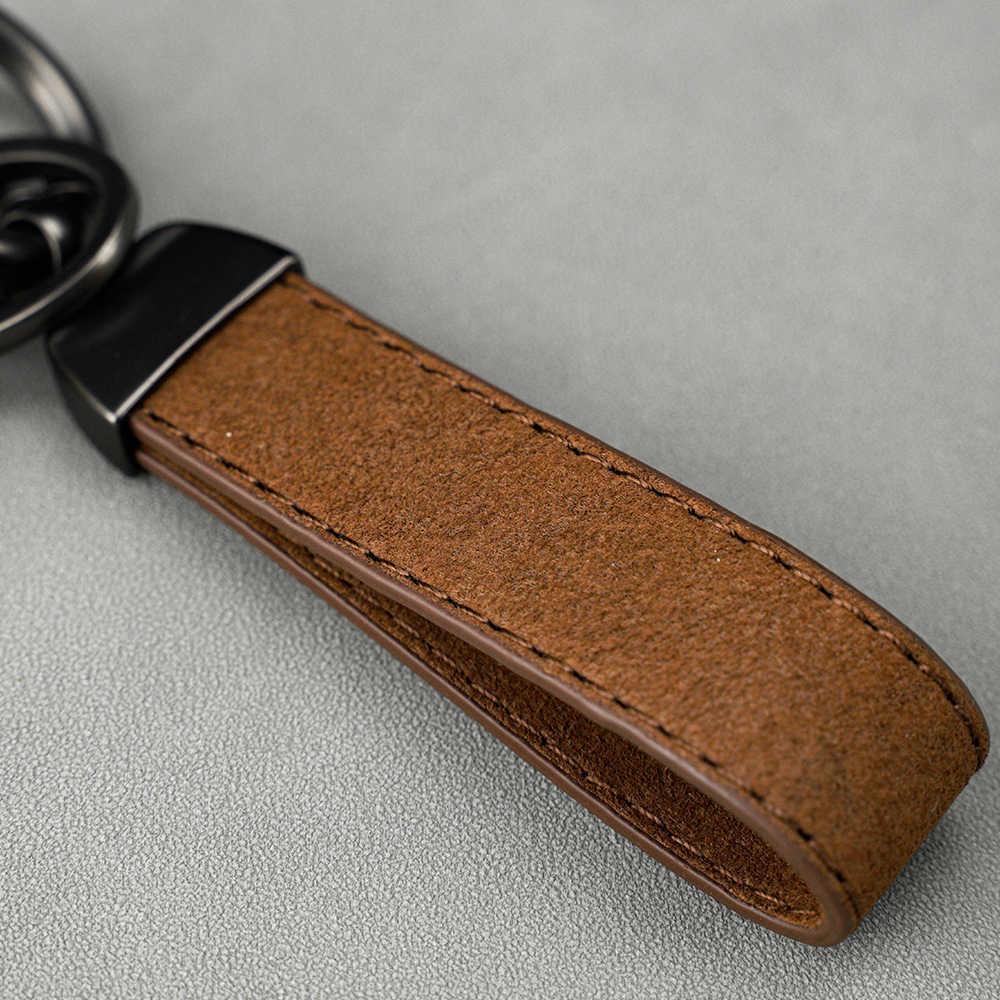 Vintage biker helmet brass keychain side detail