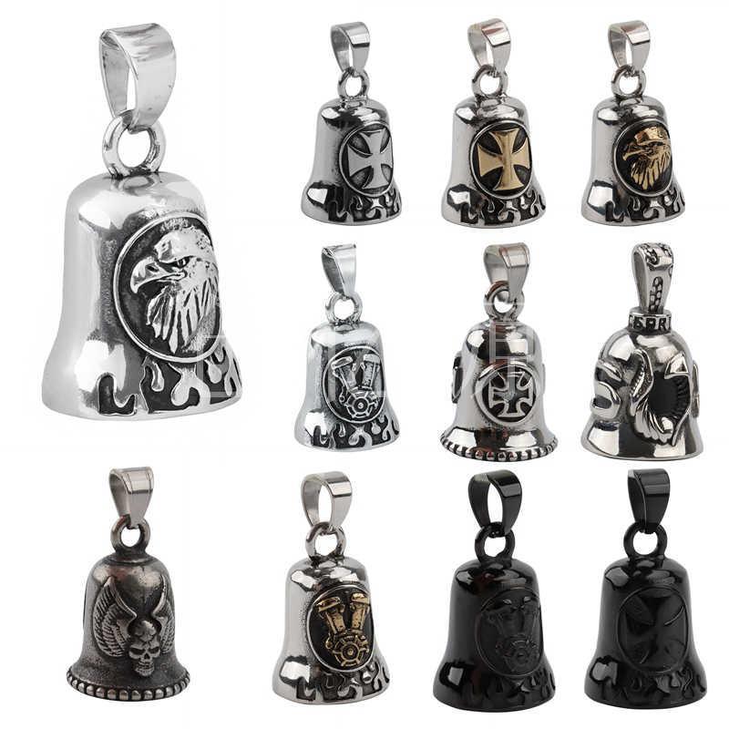 Vintage motorcycle guardian bell lucky charm for riders