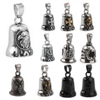 Vintage motorcycle guardian bell lucky charm for riders