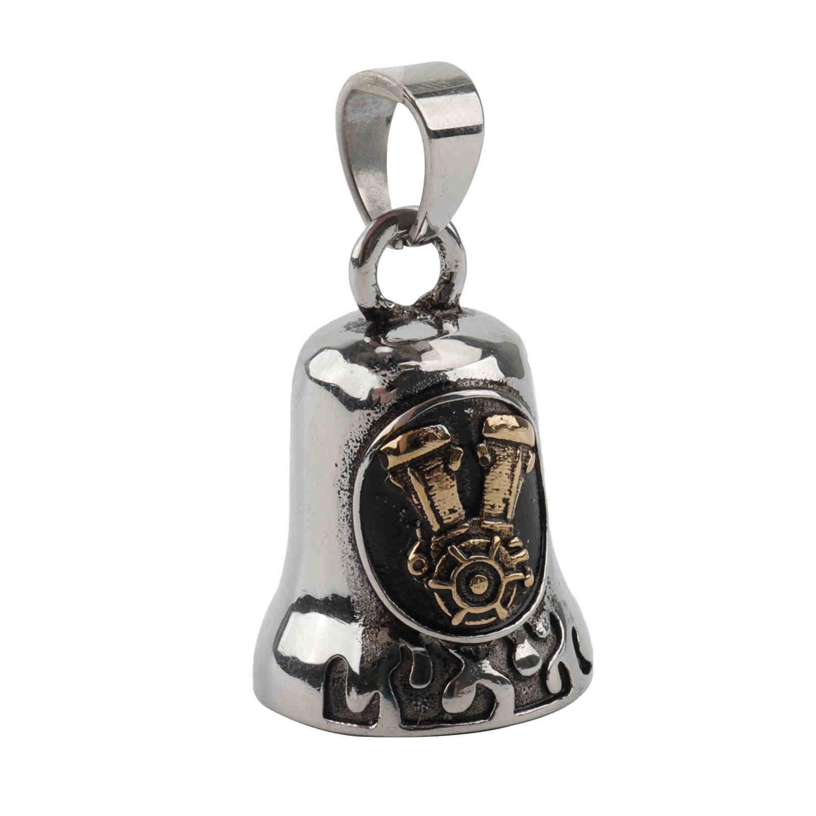Guardian bell for motorcycle keys or bike frame