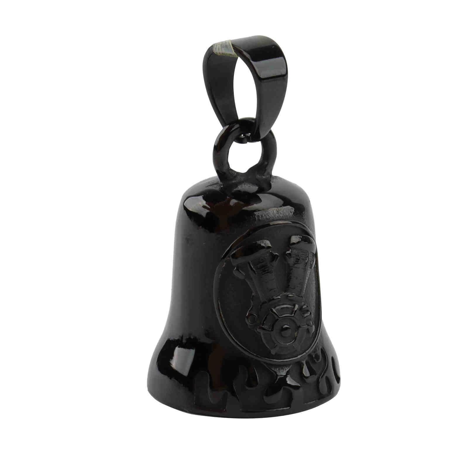 Motorcycle guardian bell metal detail angle