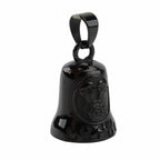 Motorcycle guardian bell metal charm close-up