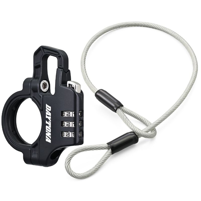 DAYTONA™ Motorcycle Handlebar Password Lock/Helmet Lock