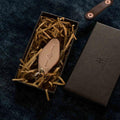 Handcrafted genuine leather keychain variant 1