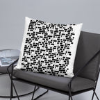 Redacted 22-inch throw pillow, lifestyle view