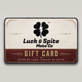 Luck & Spite Moto Co gift card