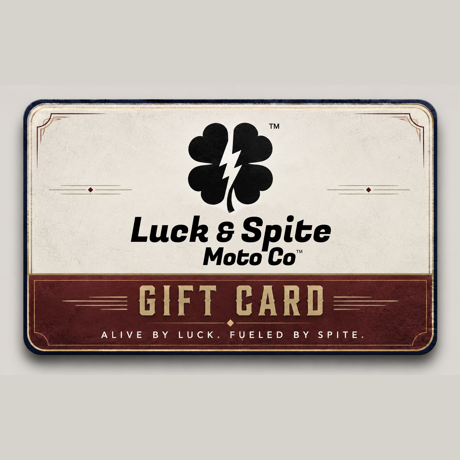 Luck & Spite Moto Co gift card