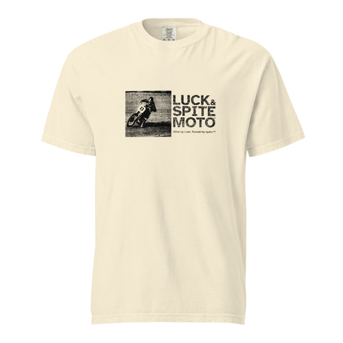 1954 Racer heavyweight T-shirt in ivory, front view